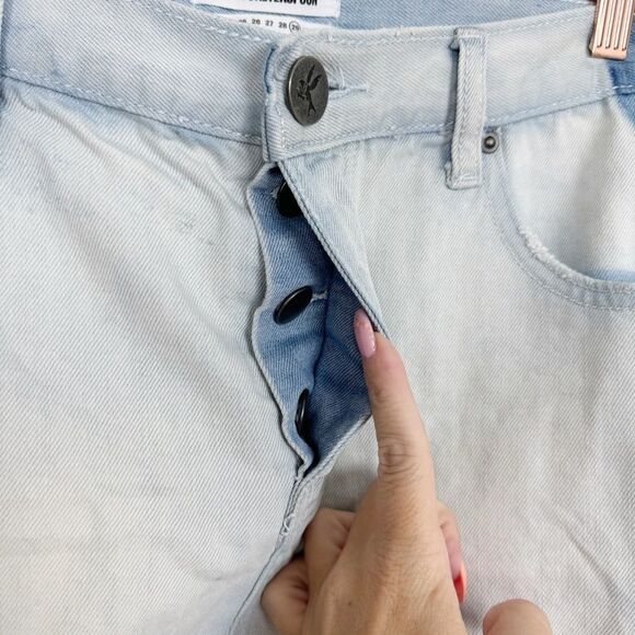 ONE X ONE TEASPOON | Free People 4040 Two Tone Blue Denim Skirt Women’s Size 29 - Picture 6 of 14